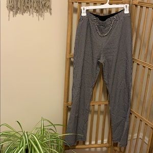 Target Checkered Pants with Chain Belt